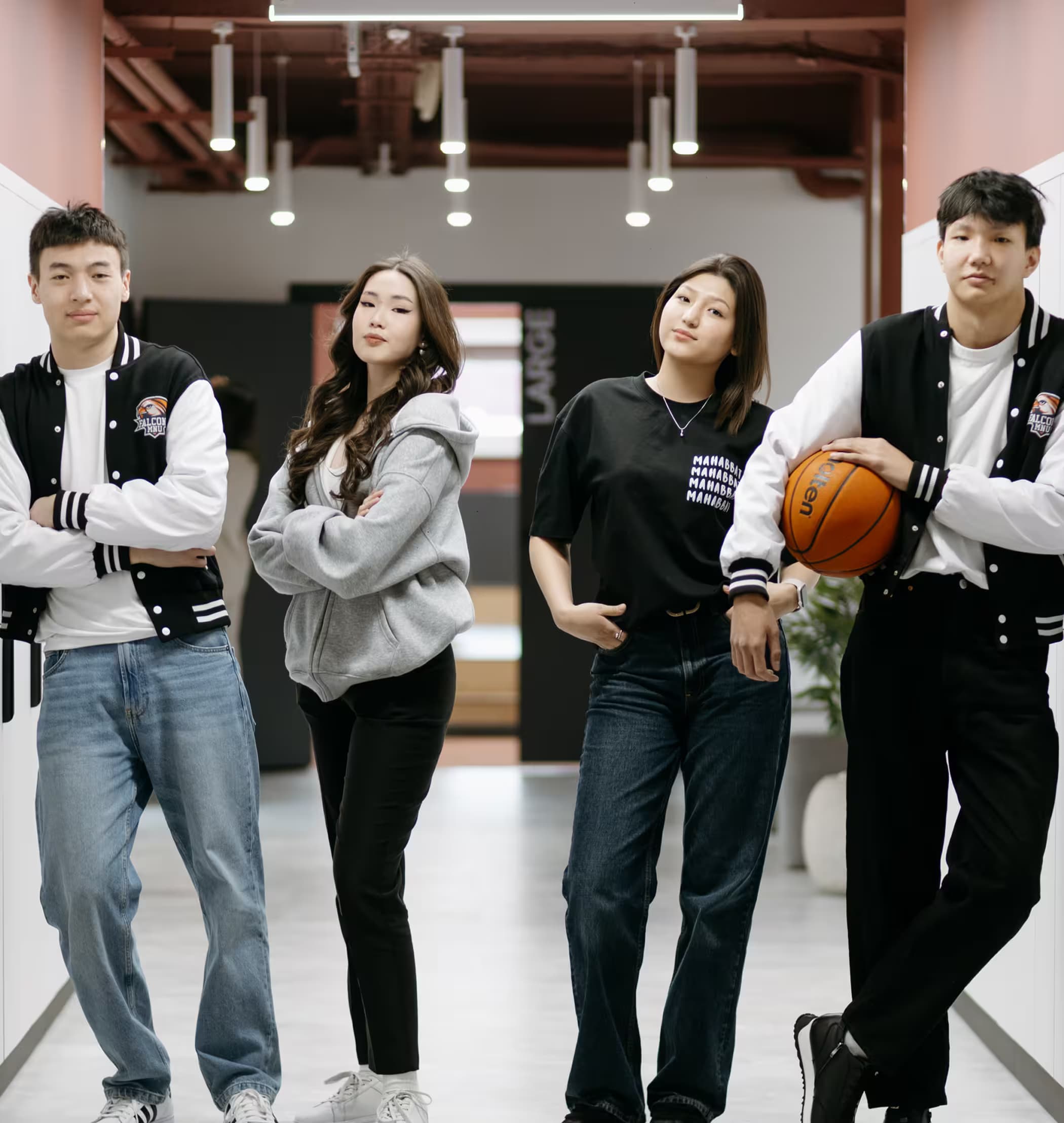 International students at MNU campus